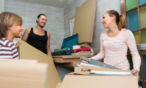 Professional sofa removal team at work in Harpenden