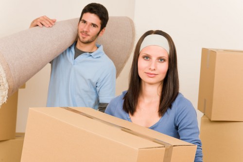 Scheduled sofa pickup process